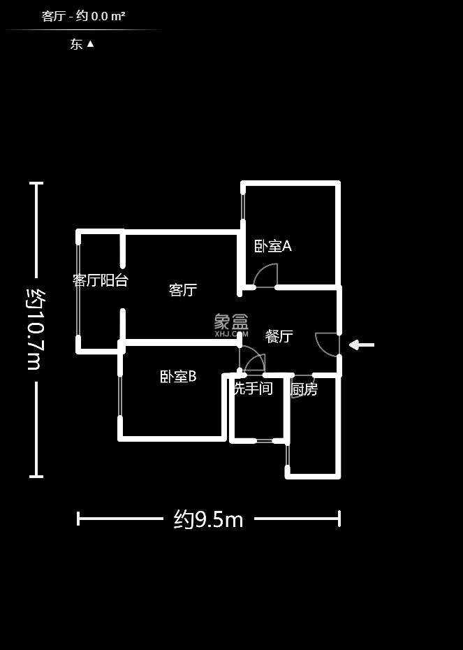 星城映象  2室2厅1卫    65.0万