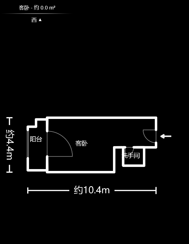 星城映象  1室1厅1卫   30.00万室内图1