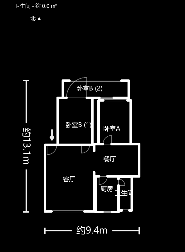 林机厂宿舍  2室2厅1卫   62.00万室内图1