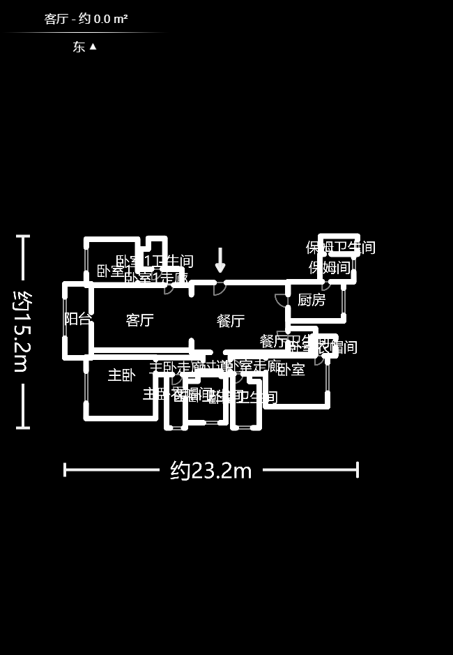 万达公馆  4室2厅4卫    550.0万室内图1