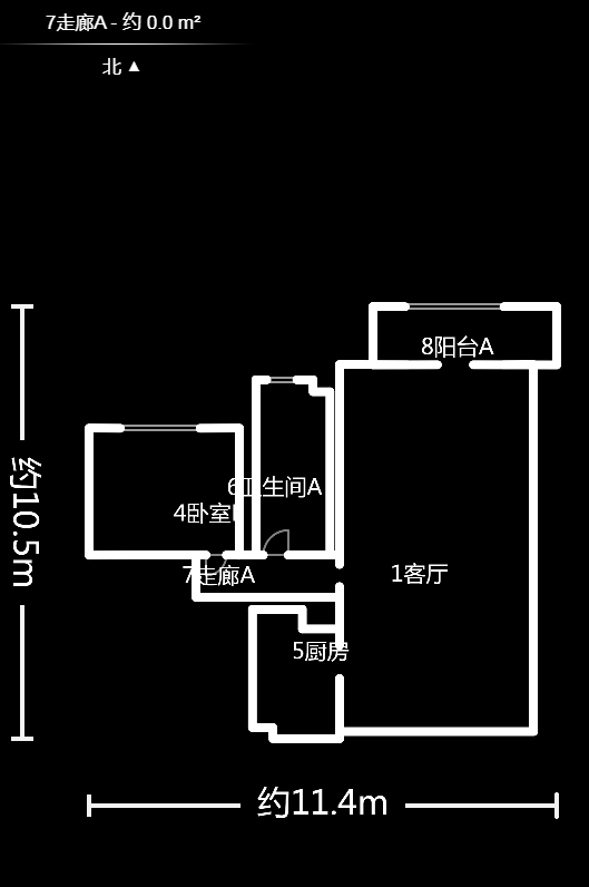 佳阳悦景馨都  2室2厅1卫    95.0万室内图1