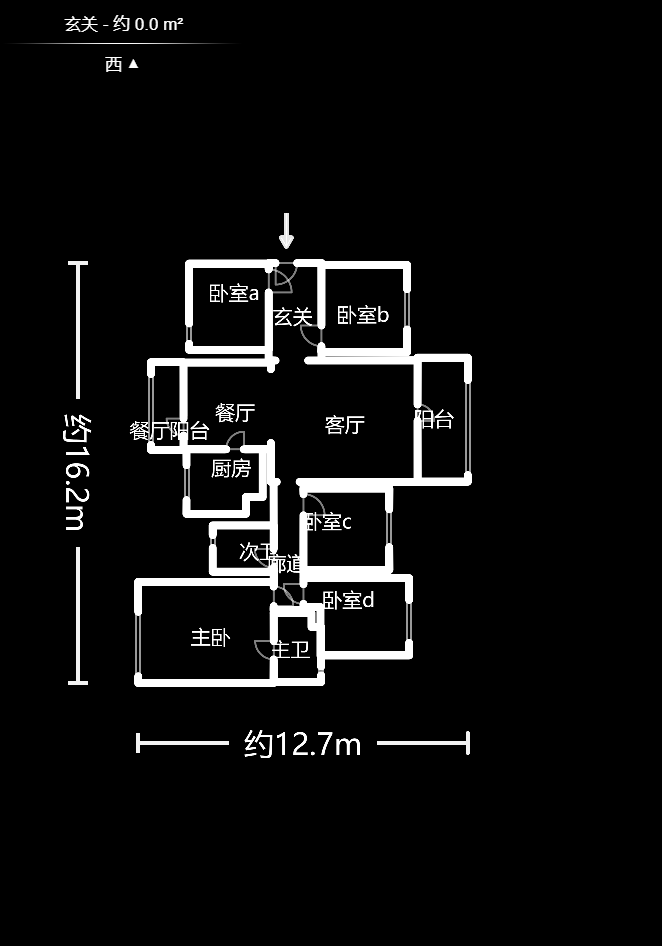 佳兆业云顶梅溪湖（佳兆业梅溪荟）  5室2厅2卫    254.9万室内图1