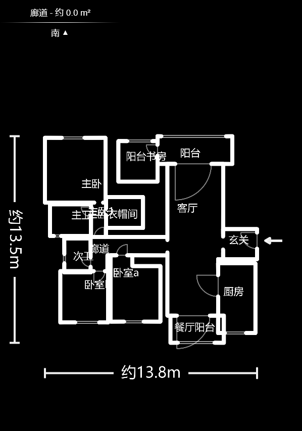 金领公寓（金荣公寓）  2室2厅1卫    2300.0元/月室内图1