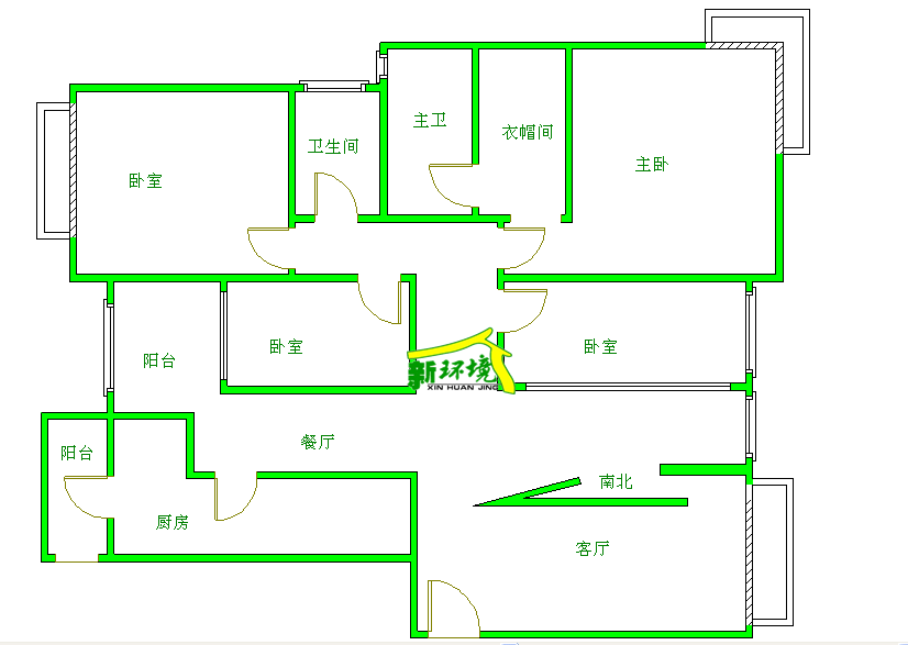 天合丶凯旋城  4室1厅1卫   190.00万