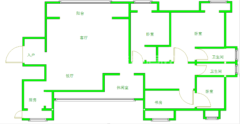 天合丶凯旋城  5室2厅2卫   6500.00元/月室内图1