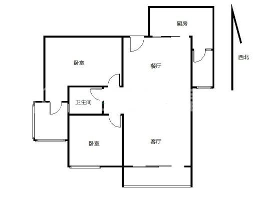 中大君悦金沙七期  2室2厅1卫   159.00万