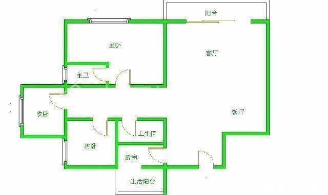 西锦渡  3室2厅2卫   4000.00元/月室内图1