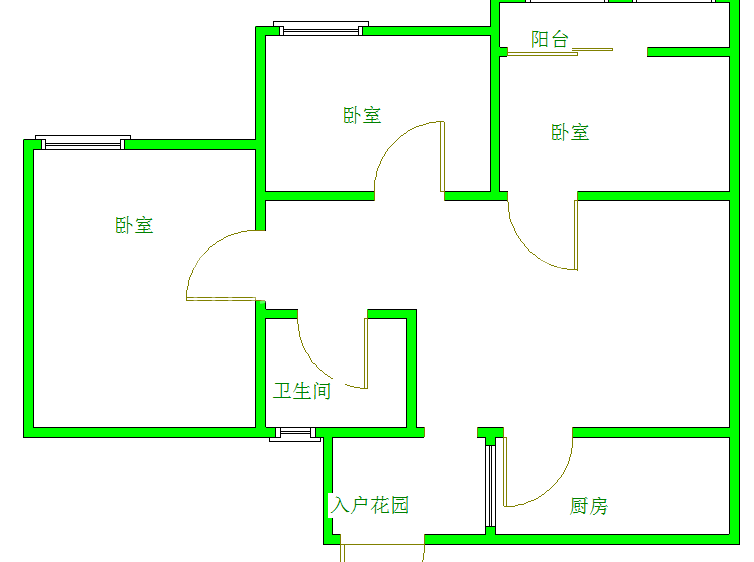 逸都花园  2室2厅1卫   145.00万