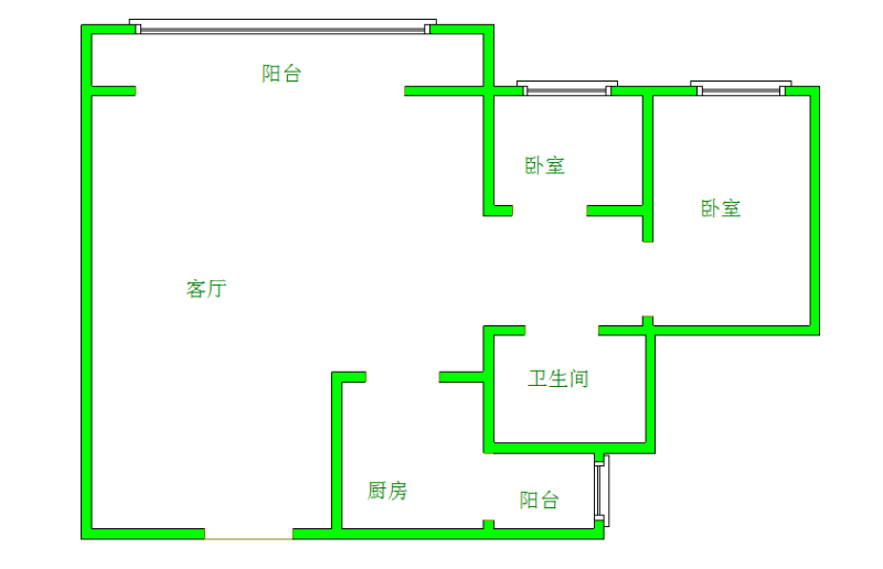 逸都花园  2室1厅1卫   138.00万