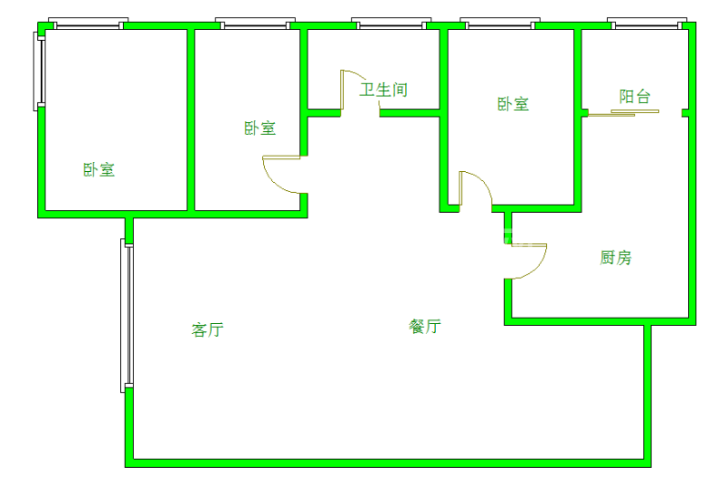 俊发时光俊园  3室2厅2卫   176.00万