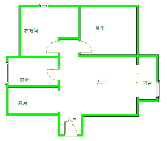 保利香槟光华  2室1厅1卫   120.00万