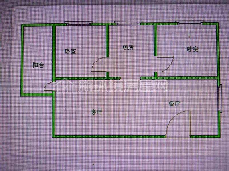 南湖国际1期  1室1厅1卫   1600.00元/月室内图1