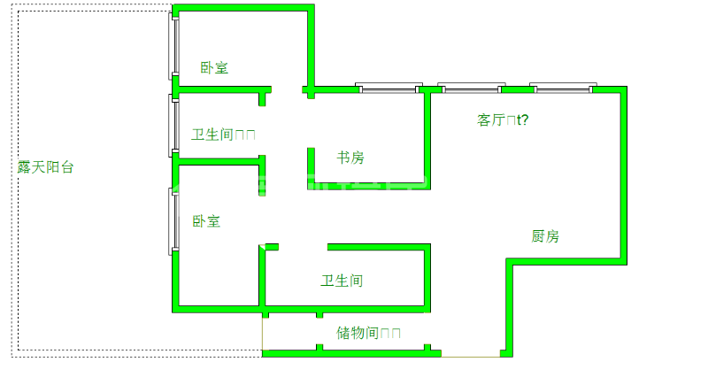 icon尚郡  2室2厅2卫   252.00万室内图1