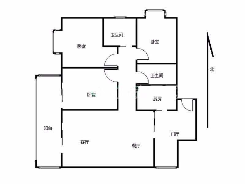 光华美邻  3室2厅2卫   228.00万室内图1