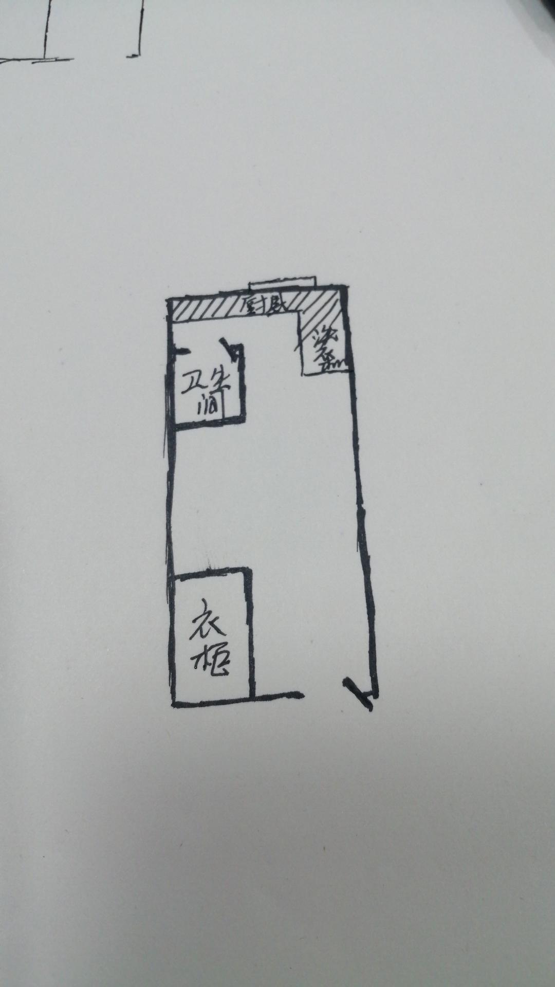 SOHO尚都  1室1厅2卫   28.80万户型图