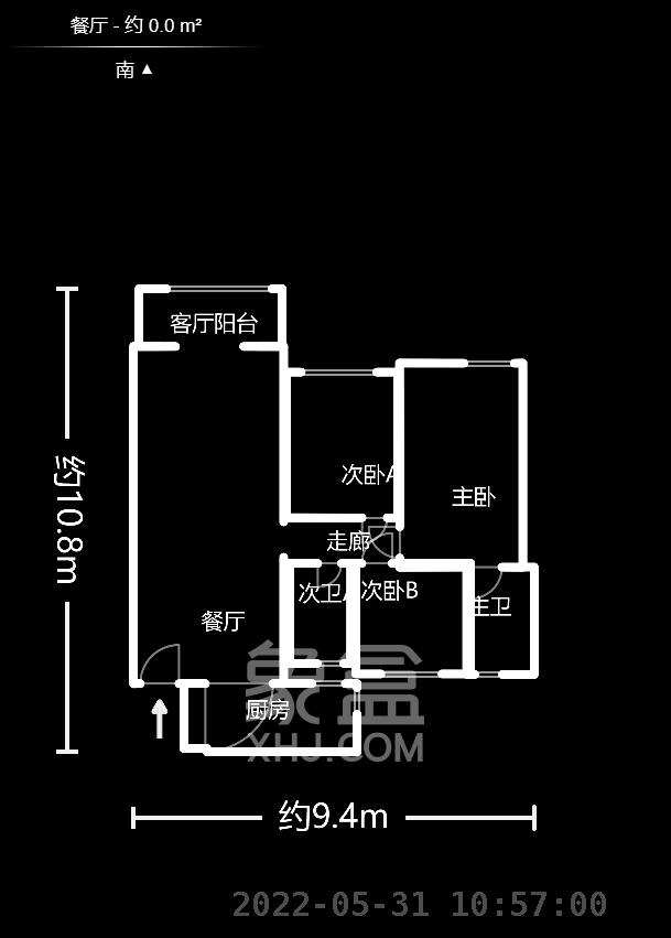 中建芙蓉嘉苑 3室2厅1厨2卫 127.90万室内图1