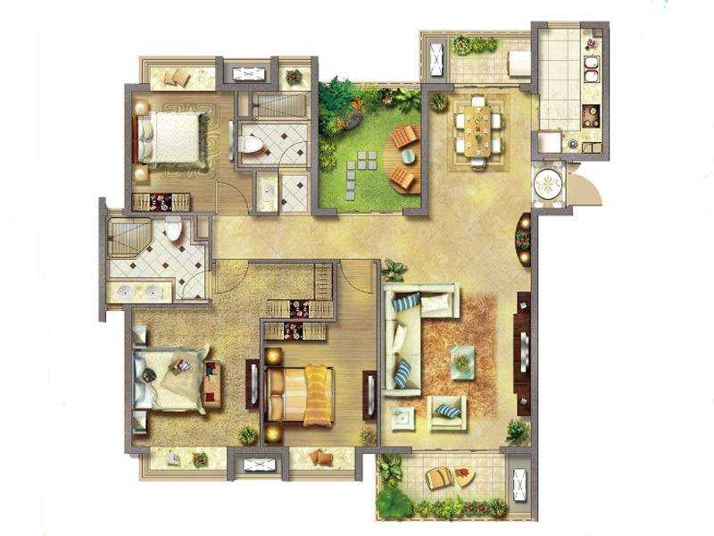 诚信东郡  0室0厅0卫    72.8万户型图