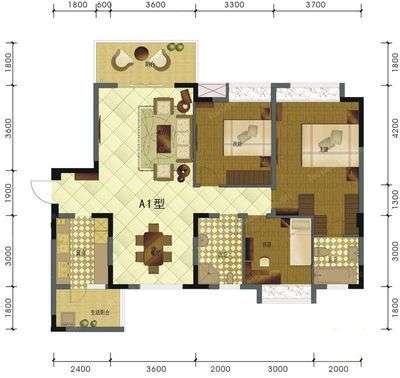 国家煤矿安全监察单位房(国家矿山安全监察)  3室2厅1卫    93.8万室内图1