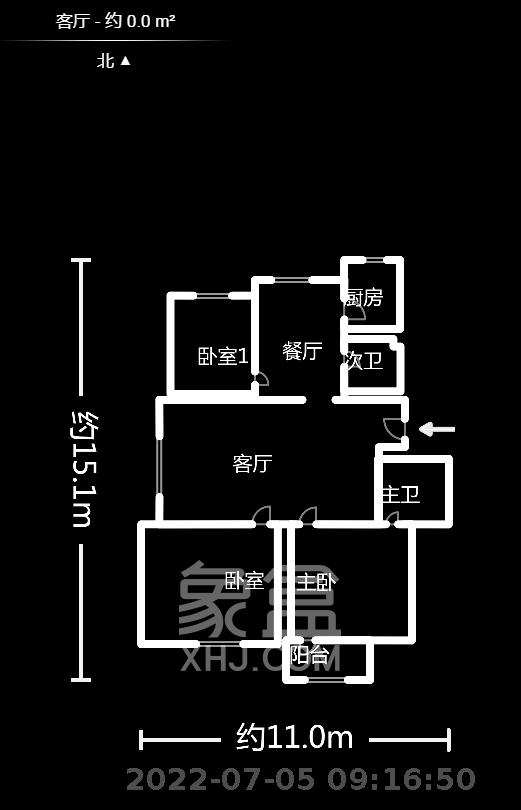 马王堆陶瓷建材新城  4室2厅2卫   78.00万室内图1