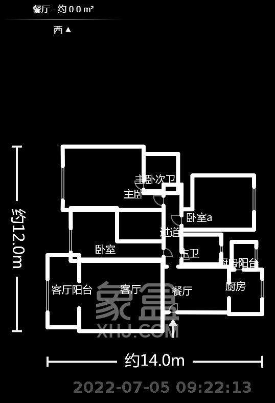 山水湾  3室2厅1卫   92.80万室内图1