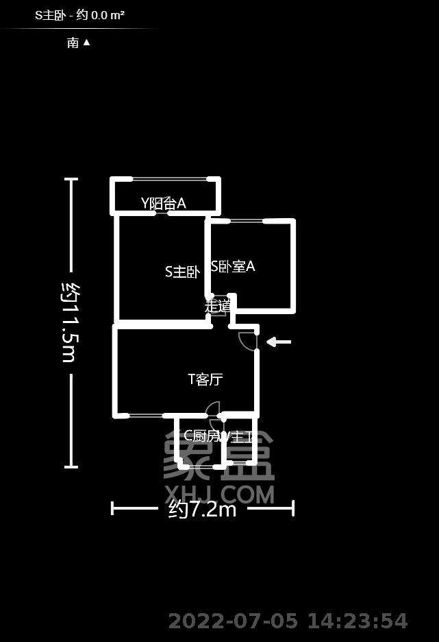 莲湖汽车饰品城（莲湖公寓） 2室2厅 45.96万室内图1