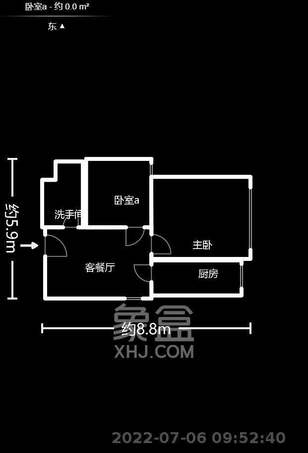 旭辉御府  3室2厅1卫    3200.0元/月室内图1