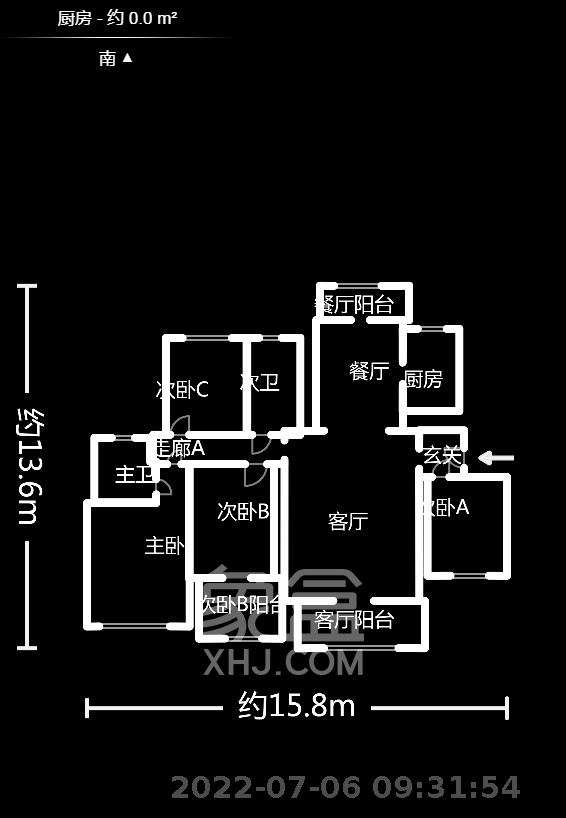 九峰小区（一二三四区）  4室2厅2卫   249.00万室内图1