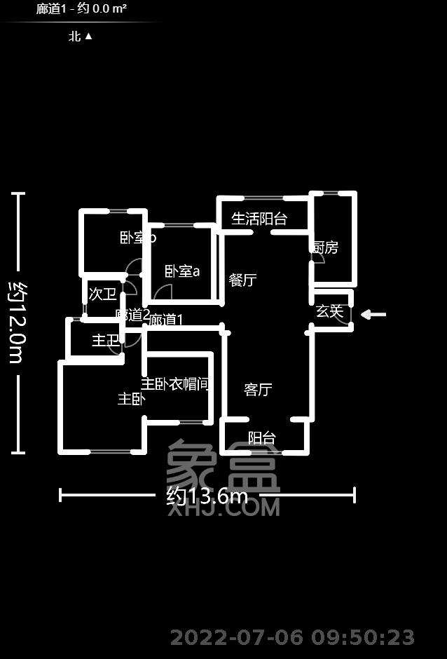 金茂梅溪湖  4室2厅2卫   254.00万室内图1