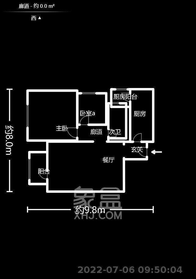 中房F联邦  2室2厅1卫   78.80万室内图1