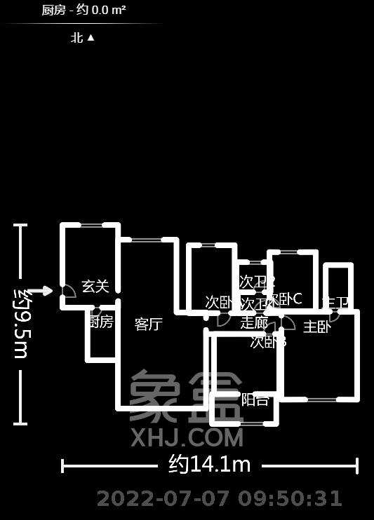 家和院  4室2厅2卫    115.0万室内图1