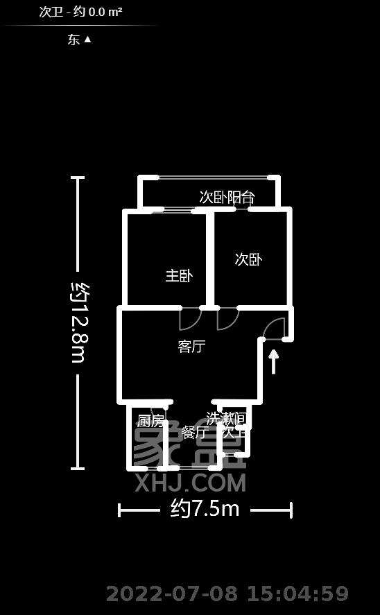 岳银小区（一二三五村）  2室2厅1卫   71.80万室内图1