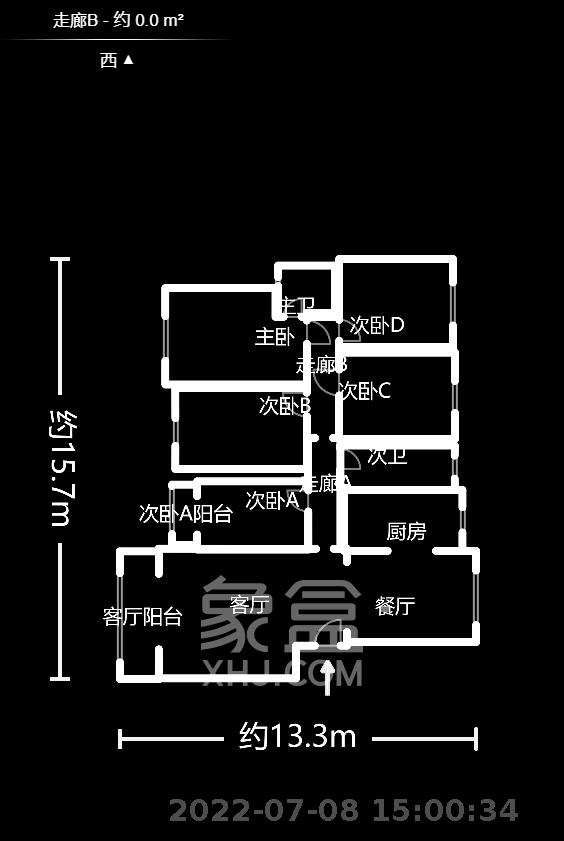 银桂苑  5室2厅2卫   183.00万室内图1