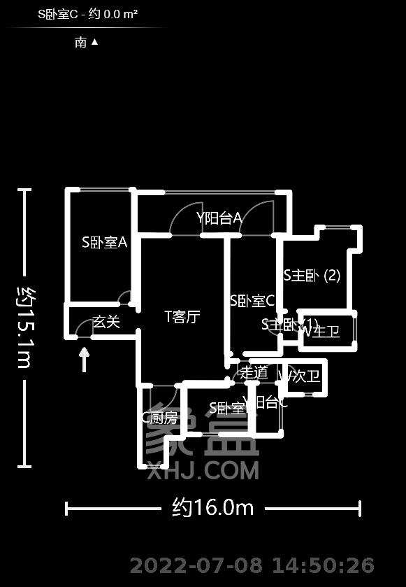华盛世纪新城  5室2厅3卫    209.59万室内图1