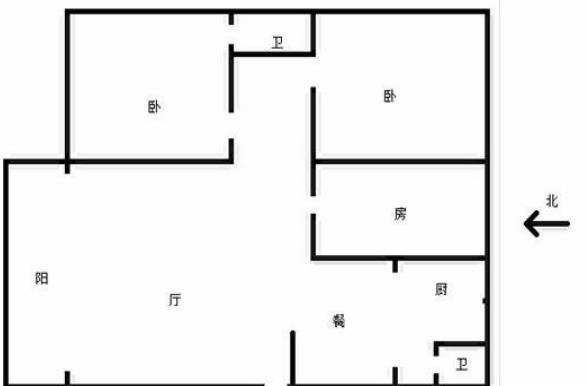 大同芙蓉 3室2厅2卫 2600.0元/月 大同芙蓉 3室2厅2卫 2600.0元/月户型图