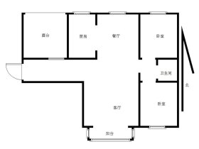 桃花里  2室2厅1卫   73.80万