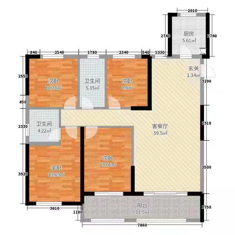 会龙山溪谷别墅  6室3厅3卫    350.0万室内图1