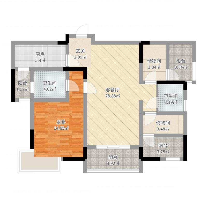 恒大绿洲  3室2厅2卫    2000.0元/月 恒大绿洲  3室2厅2卫    2000.0元/月室内图1
