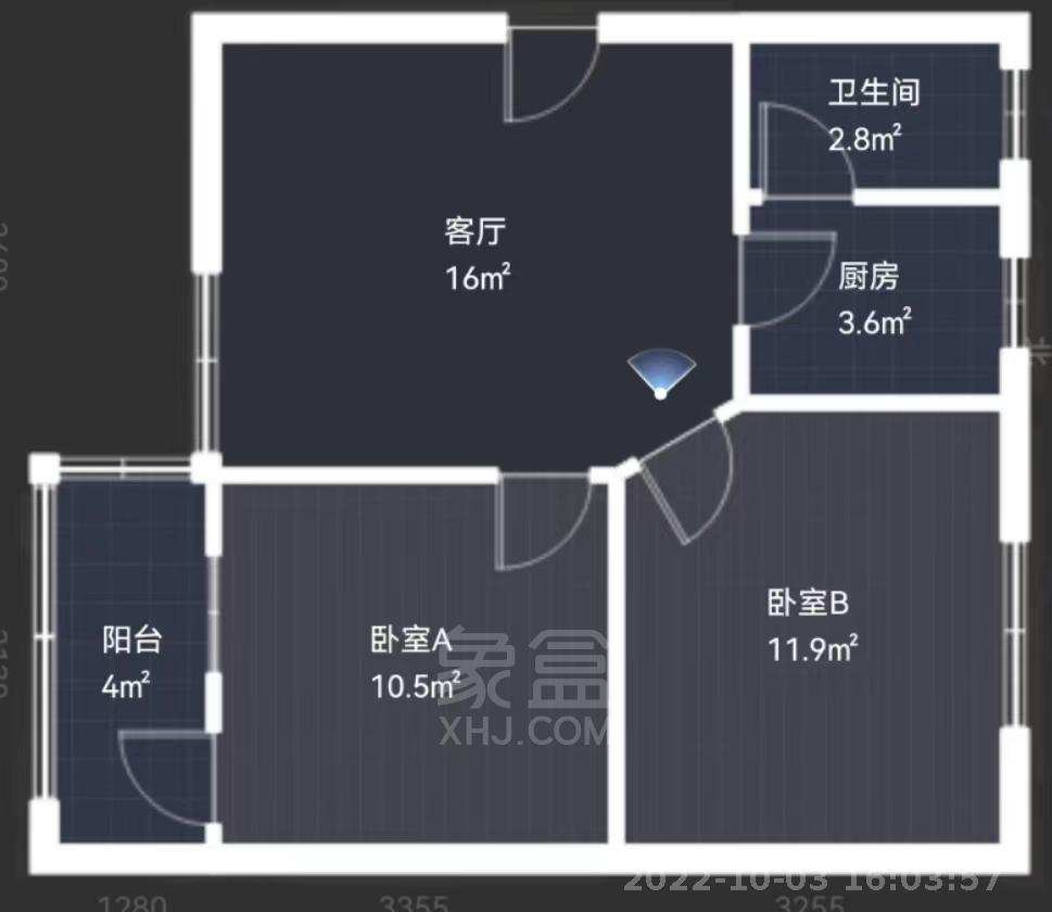 滨江一村 2室1厅1卫 750.0元/月 滨江一村 2室1厅1卫 750.0元/月户型图