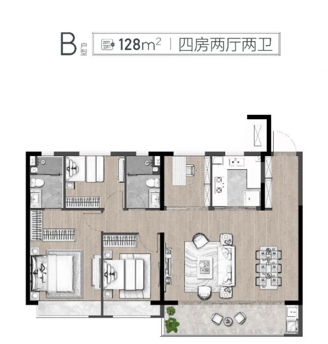 洪家村社区（卫生监督局家属区）  3室2厅2卫   42.80万