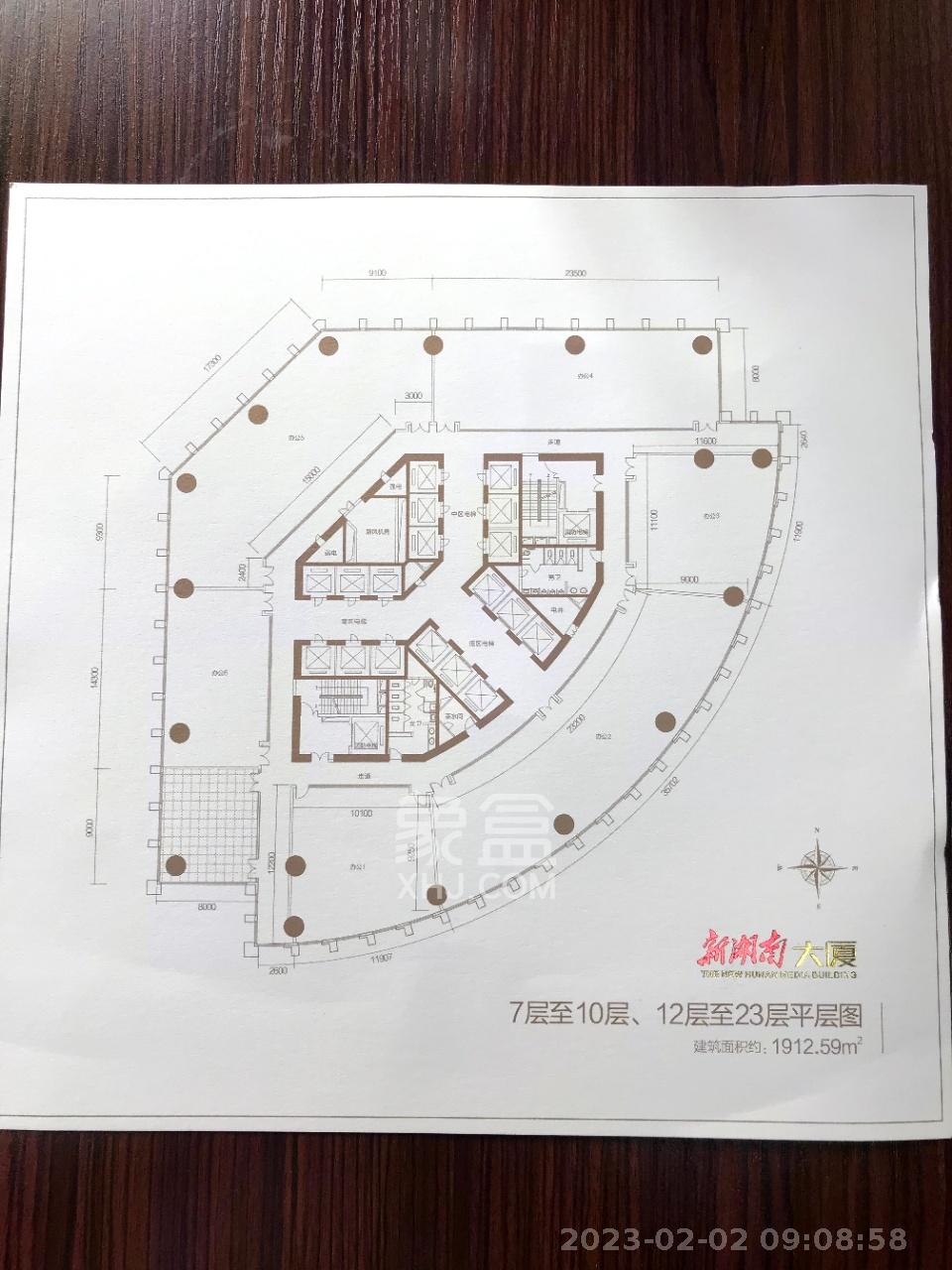 新湖南大厦   350.0㎡     19800.00元/月小区图