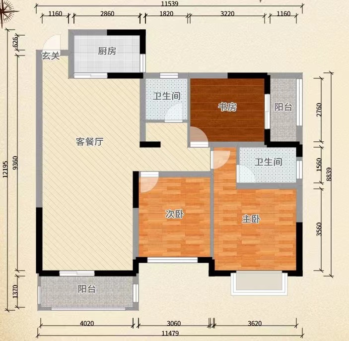 华新苑  0室0厅0卫   55.00万