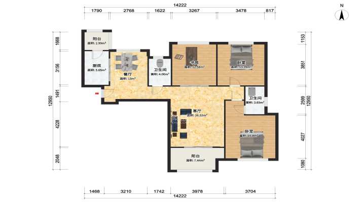 中海国际四期 中海国际四期室内图2