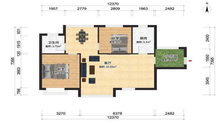 谷山乐园一期室内图2