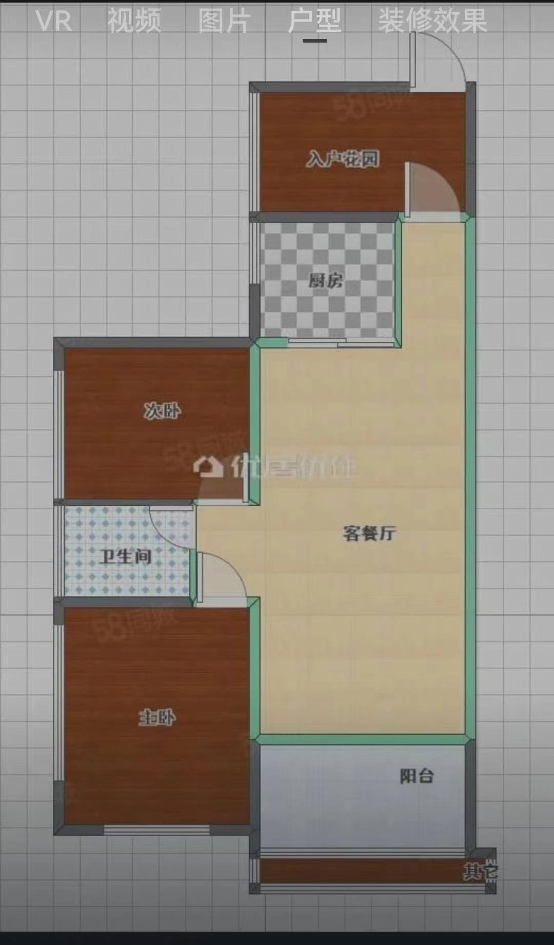 香江水岸新城  3室2厅2卫   2600.00元/月室内图1