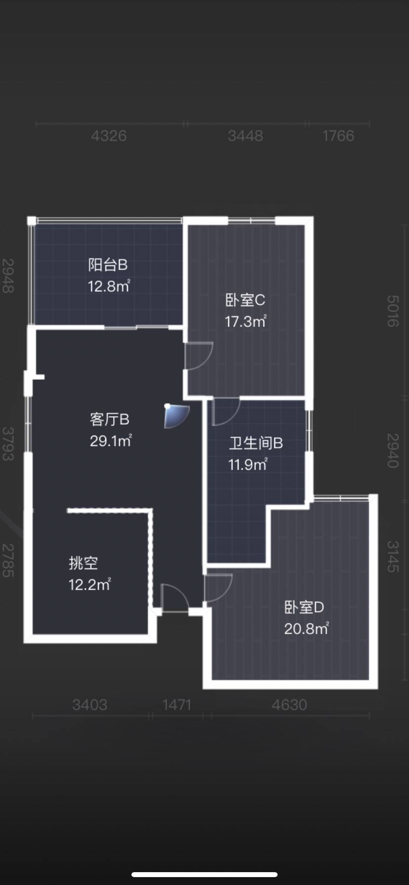 兆南龙都  5室2厅3卫   220.50万室内图1