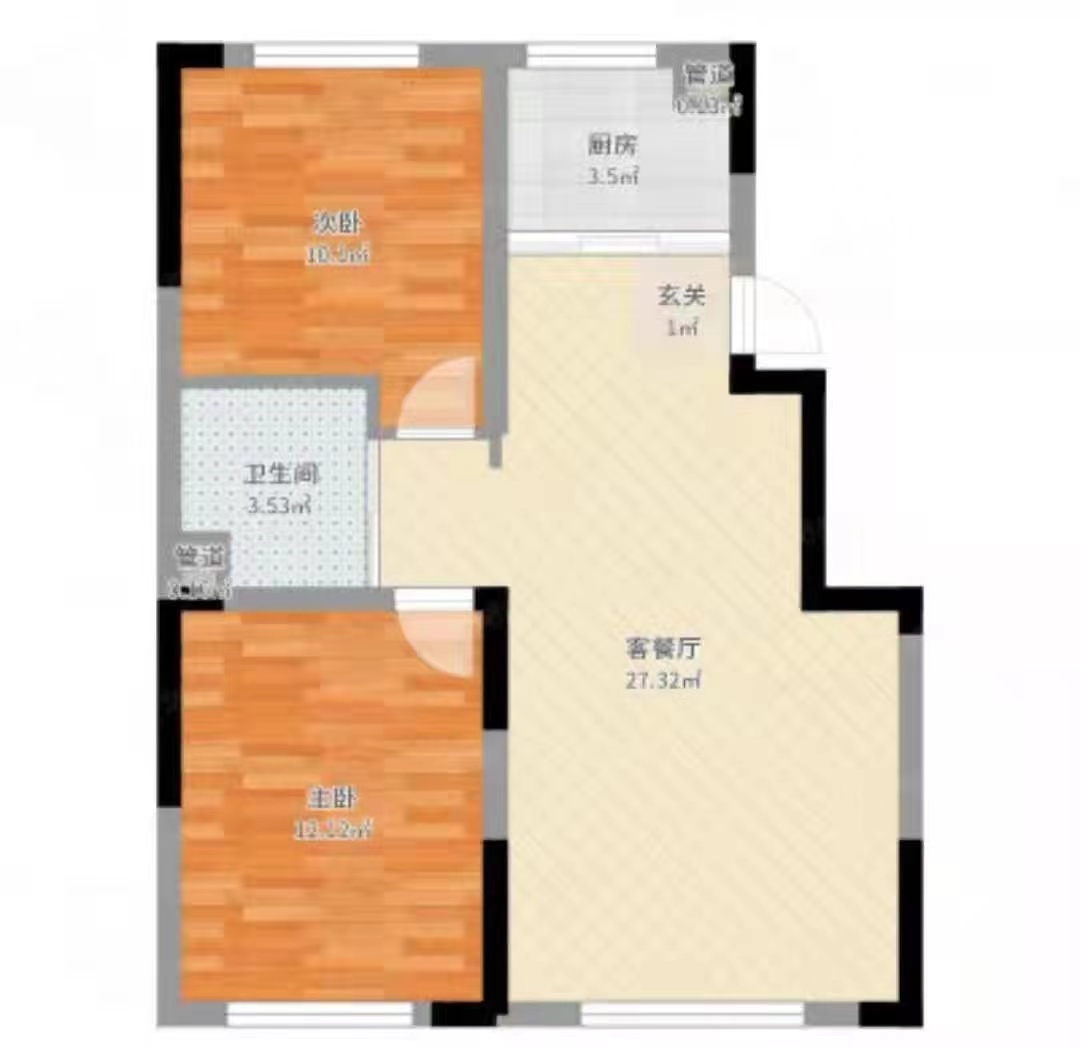 洋洲丽园  2室1厅1卫   55.00万