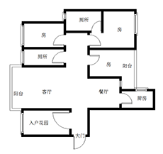 银山御园  3室2厅2卫   51.80万