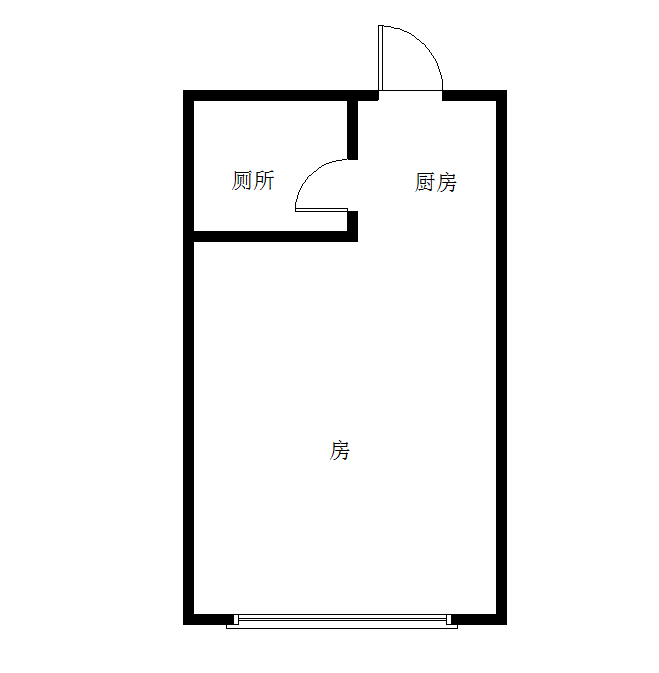 嘉茂银座  1室1厅1卫   30.80万