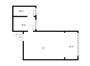 春天国际  1室1厅1卫   35.00万