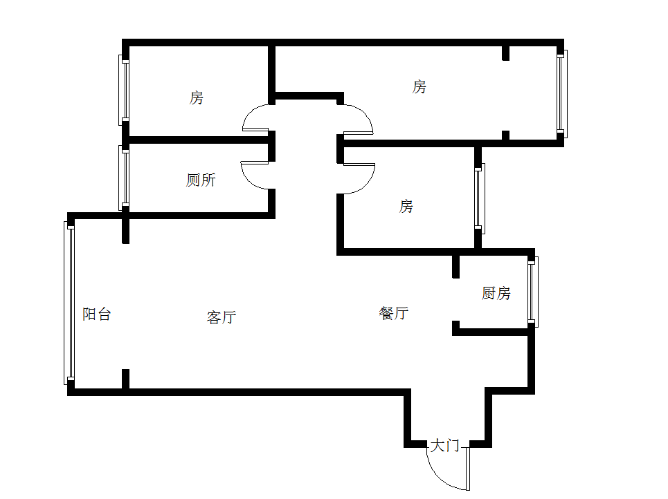 醴浏新城  3室2厅2卫   47.80万室内图